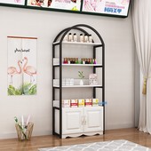 美容院产品展示柜母婴店货架美甲柜子化妆品展示架小X型护肤品货