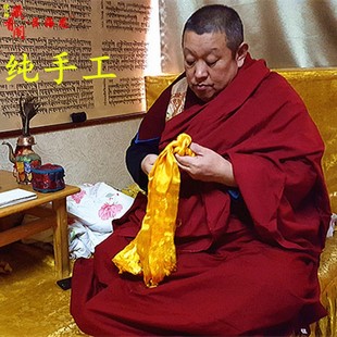 金刚结车挂手工编哈达金刚结车饰藏式九乘大号金刚结X汽车挂件饰