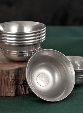 尼泊尔青铜平底供水碗水杯佛堂家居摆件一M套七个不生锈圣水杯包