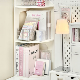 宿舍桌面转角置物架书桌拐角分层收纳隔板神器好物学生书桌置物架桌面文件架办公室多层置物架子多功能整理架