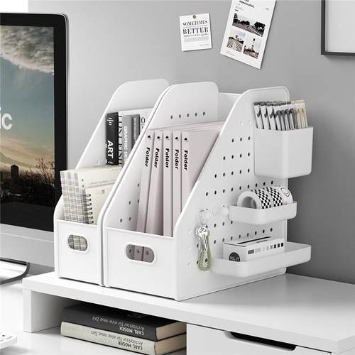 桌面洞板收纳筐学生宿舍书文