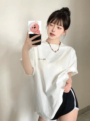 24SS小众重磅纯棉短袖男女上衣潮