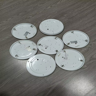 21.2cm28cm卧室灯罩外壳具配件 LED吸顶灯旋口卡扣五金铁质底盘