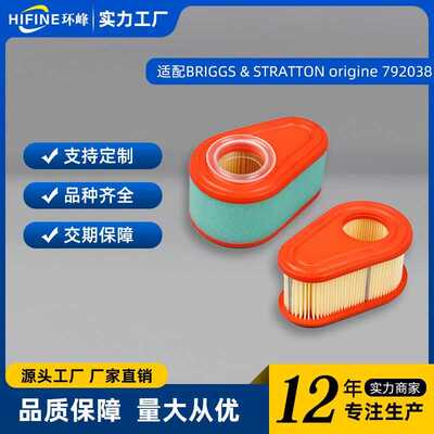 适配Birggs 792038 DOV700剪草机配件 吸尘器滤芯吸附杂草过滤网