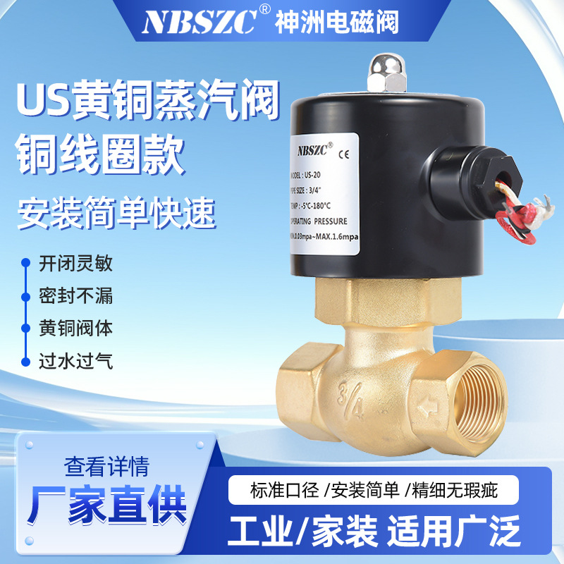 NBSZC神洲电磁阀直销供应黄铜