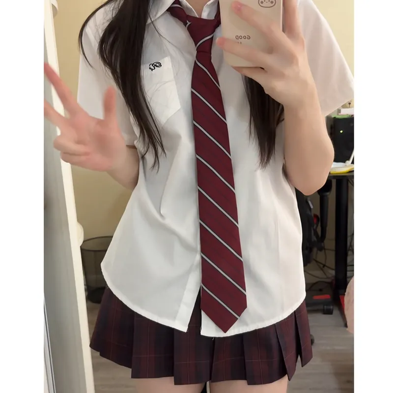空栗鼠丸JK制服【红岩】原创正品