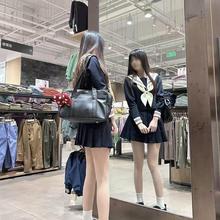 空栗鼠丸JK米黄三本原创正版基础制服日系三本中间水手服学院风套