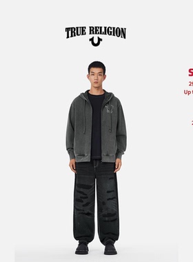 True Religion真实信仰AW25新品男款连帽卫衣