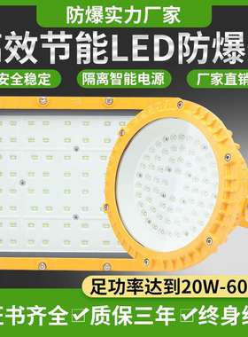 工业隔爆型厂房100W150W泛光灯照明灯投光灯仓库加油站 LED防爆灯