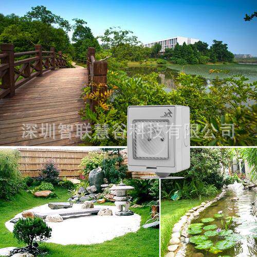 法规户外高质量强力防水插座智能WiFi插座支持谷歌Alexa语音摇控