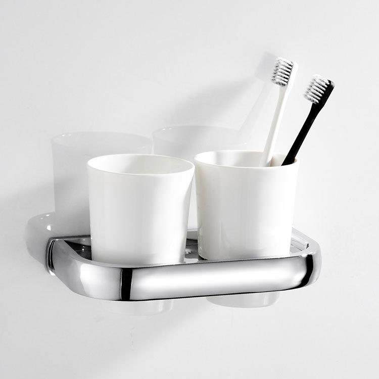 亮银简约黄铜电镀牙刷杯架镀铬簌口杯牙刷套装双簌口杯牙刷双杯架,家装主材,卫浴五金组合套装/挂件套餐,淘宝优惠券,粉丝福利购,淘宝优惠卷