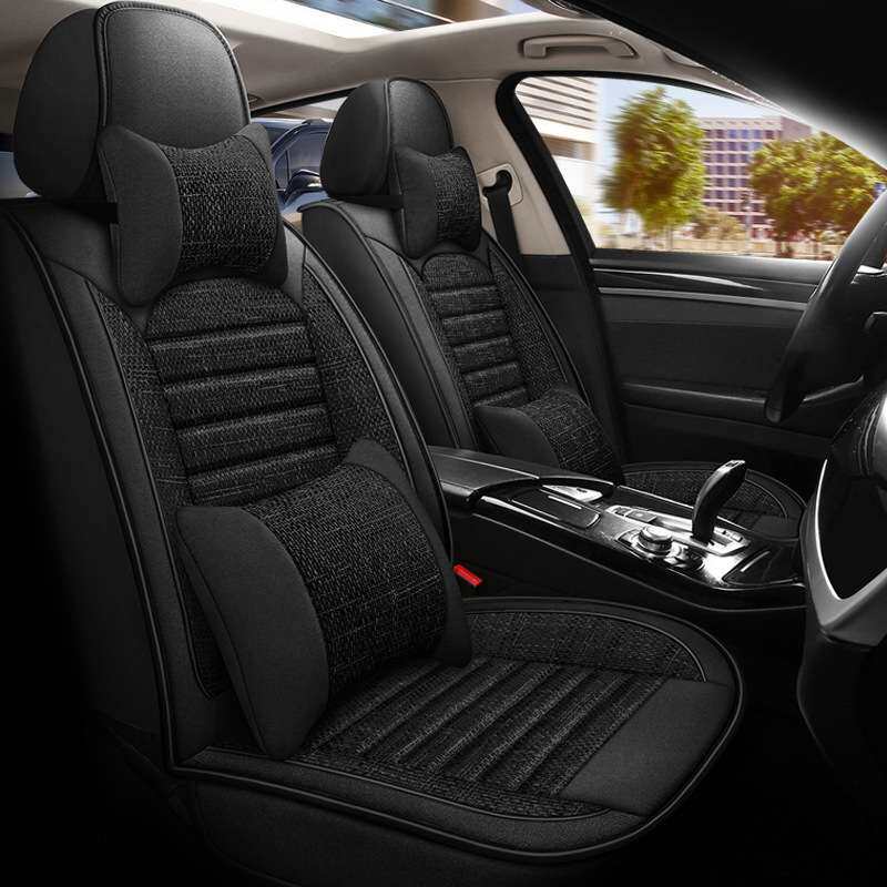 别克2020款/19新英朗君威君越威朗阅朗专用汽车坐垫亚麻全包座套