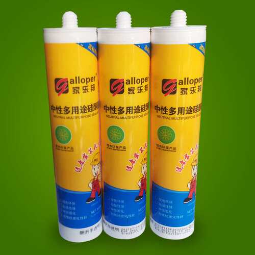 家乐邦中性多用途硅酮胶 透明玻璃门窗固体填缝密封胶300ML