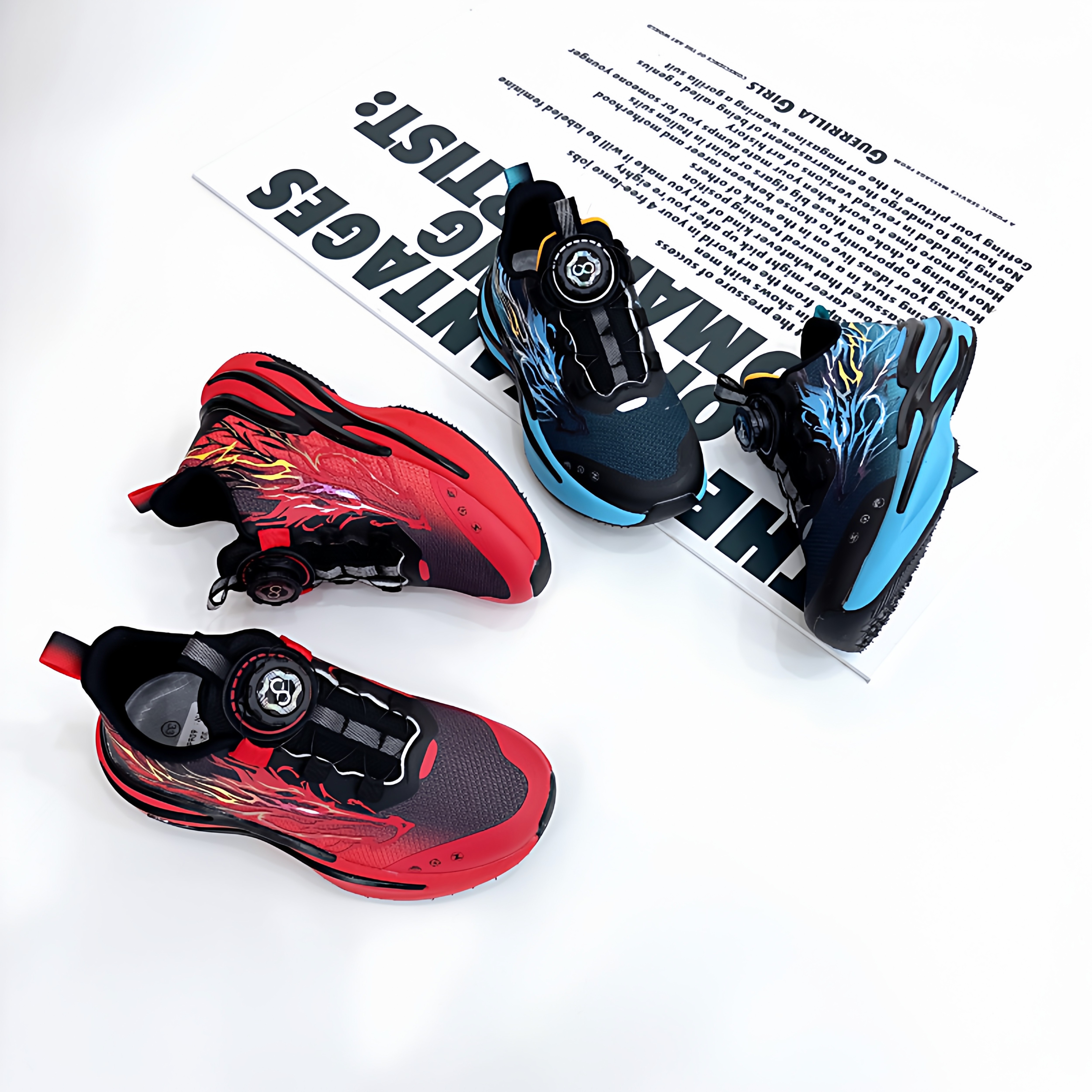 2026男童春季新款运动鞋跑鞋网面防水透气鞋底防滑耐磨时尚跑鞋