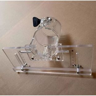 小修边机刻度靠尺模专铣板式木门合页槽透明机底座开槽神器