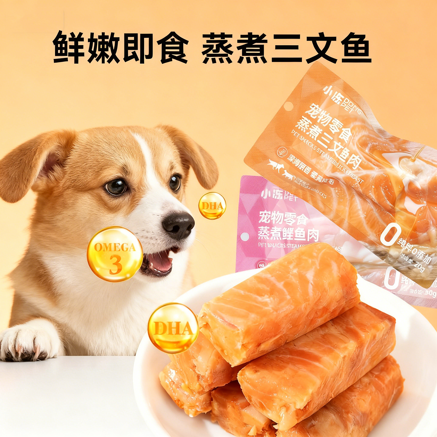 小冻猫咪狗狗宠物零食蒸煮三文鱼鲣鱼鳕鱼成幼犬专用训练奖励鱼肉,宠物/宠物食品及用品,狗零食湿粮包/餐盒,淘宝优惠券,粉丝福利购,淘宝优惠卷