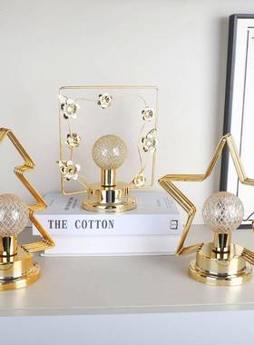 跨境灯家居装饰小夜灯餐厅桌面复古充电台灯清吧桌灯气氛灯床头灯