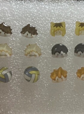 排球少年卡通动漫耳钉小众设计感可爱趣味2024新款耳钉套装