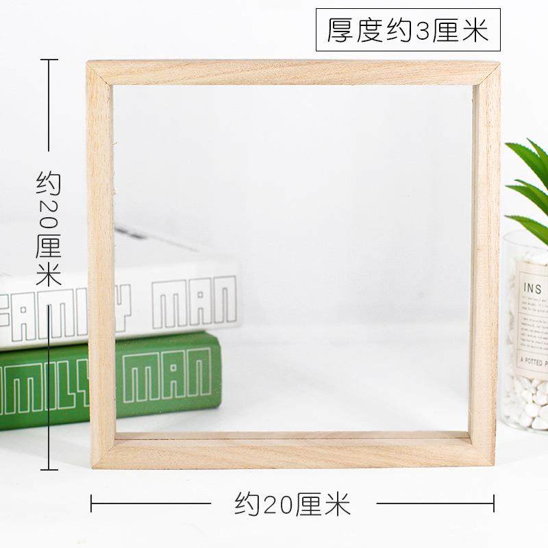 亚克力玻璃透明画框材料儿童幼儿园美术绘画涂鸦手工实木相框,家居饰品,DIY亲子装饰画,淘宝优惠券,粉丝福利购,淘宝优惠卷