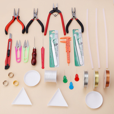厂家直销 DIY手工工具多功能钳子弹力绳材料 diy手工配件工具