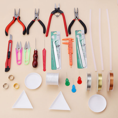 厂家直销 DIY手工工具多功能钳子弹力绳材料 diy手工配件工具