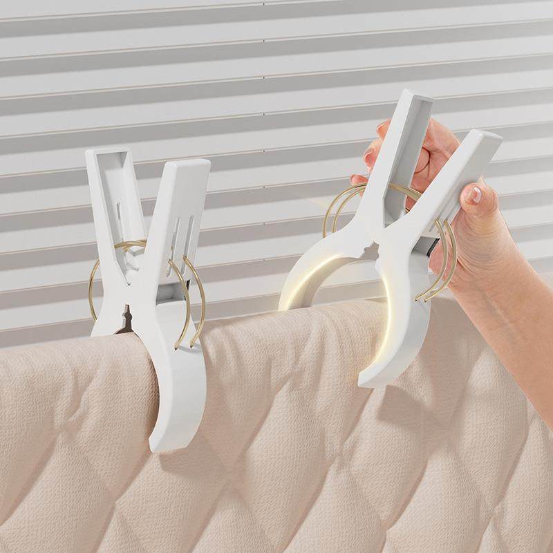 防风挂绳晾衣服家用晾衣夹多功能大号晒被夹固定塑料带绳夹子,收纳整理,夹子,淘宝优惠券,粉丝福利购,淘宝优惠卷