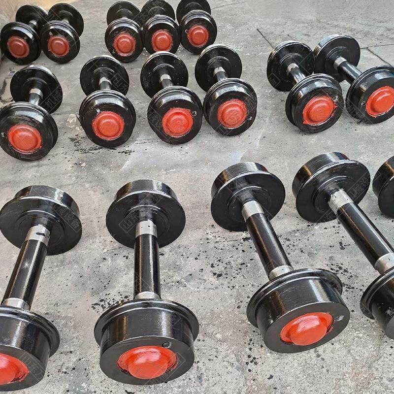 铸钢矿车轮 煤矿运煤用实心矿车单边轮 轨道轮00mm空心窑车对轮