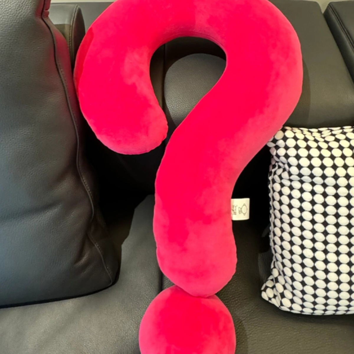 大问号抱枕颈枕创意睡觉女生沙发客厅靠枕毛绒脖子午睡枕办公室