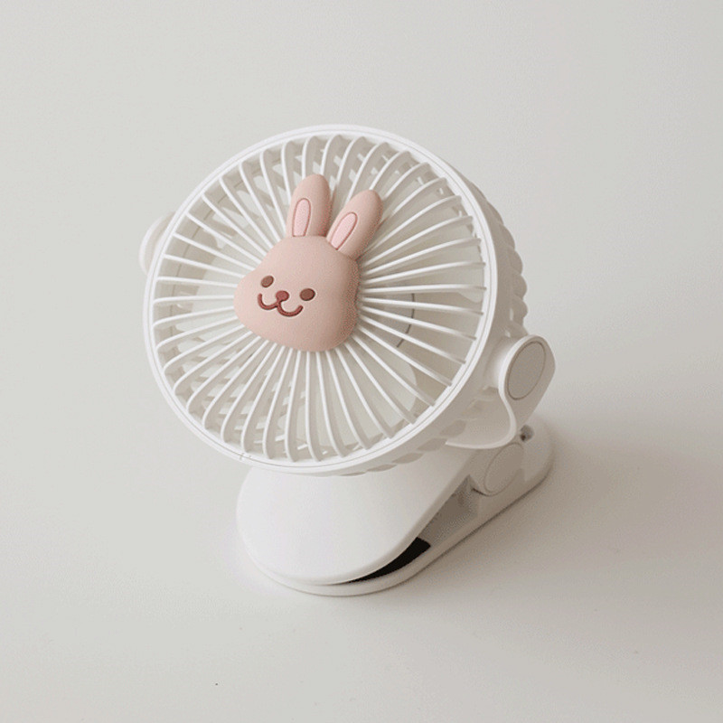 韩国婴儿车小风扇宝宝推车溜娃办公室桌面便捷式静音电扇