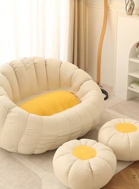 懒人沙发双人可躺可睡卧室客厅2025新款阳台房间小豆袋窝窝椅靠背