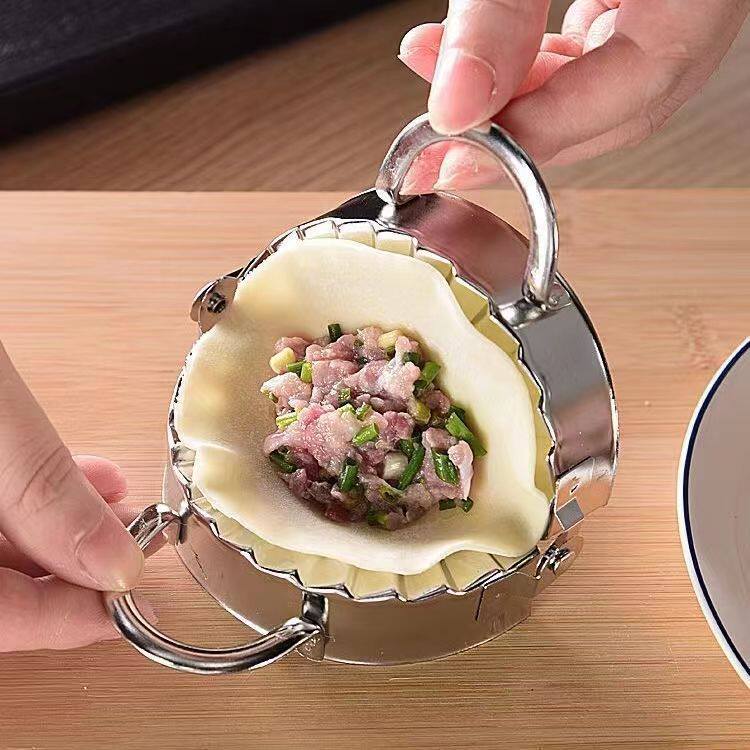 ぃ包饺子器家用304不锈钢水饺模具饺子皮花型饺子机捏饺子神器新