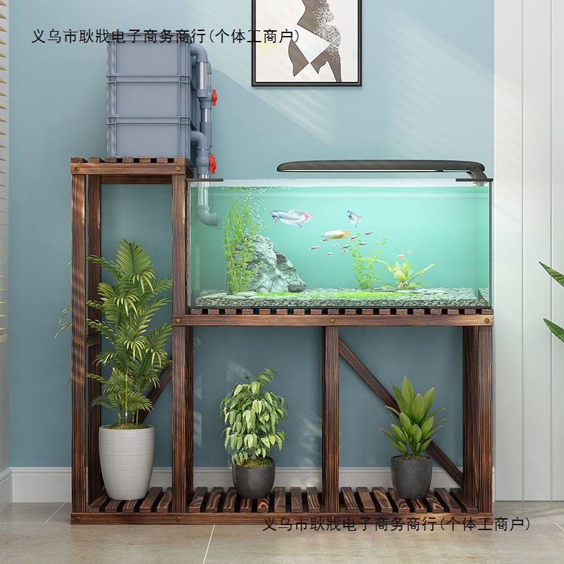 实木鱼缸架座架花架子落地鱼缸底座底柜多层新款加厚草缸海缸支架,宠物/宠物食品及用品,底柜/落地缸,淘宝优惠券,粉丝福利购,淘宝优惠卷
