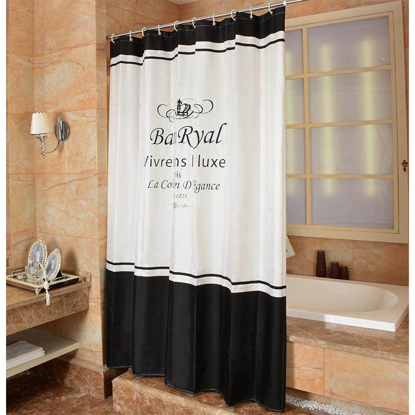 加厚涤纶防水防霉简约欧式浴帘卫生间帘防水帘隔帘帘子浴室布套装,家庭/个人清洁工具,浴帘,淘宝优惠券,粉丝福利购,淘宝优惠卷