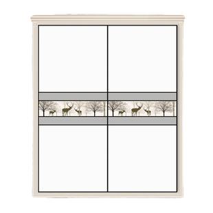 衣柜门推拉门定制简约现代定制推拉门衣柜门滑移门定制实木推拉门