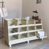 店中岛柜饰品柜摆件展示台玻璃流水台鞋 服装 店展示柜中岛台童装 柜