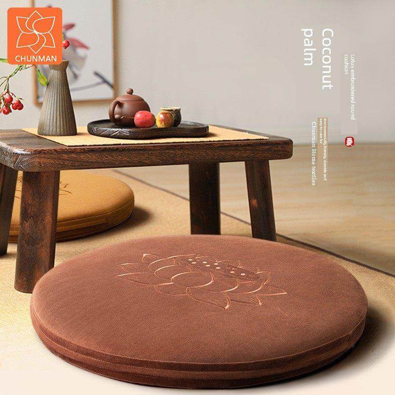 纯曼新款禅修垫家用礼佛圆垫加厚打坐垫四季礼佛垫圆形禅修垫蒲团,居家布艺,蒲团,淘宝优惠券,粉丝福利购,淘宝优惠卷