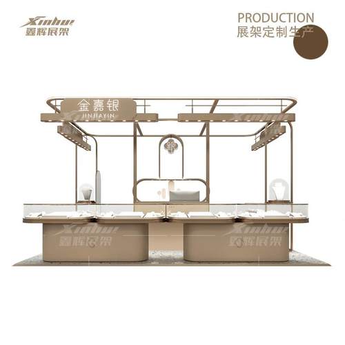 银饰珠宝展示柜黄金首饰玉器饰品展柜定制简约玻璃柜台眼镜钻石柜