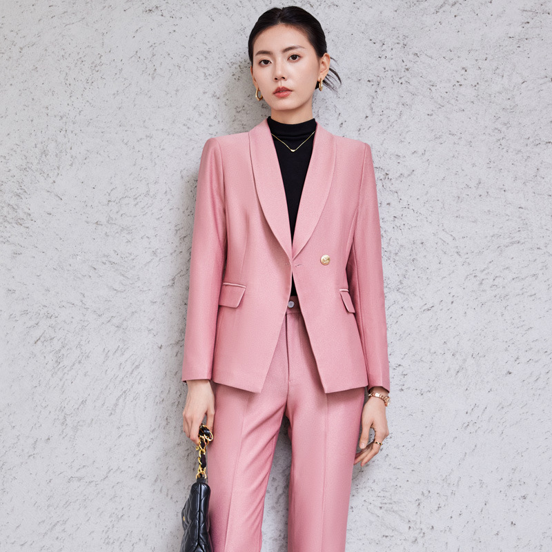 通勤西装套装女2024秋季新款高端休闲英伦风时尚气质女神范OL西服