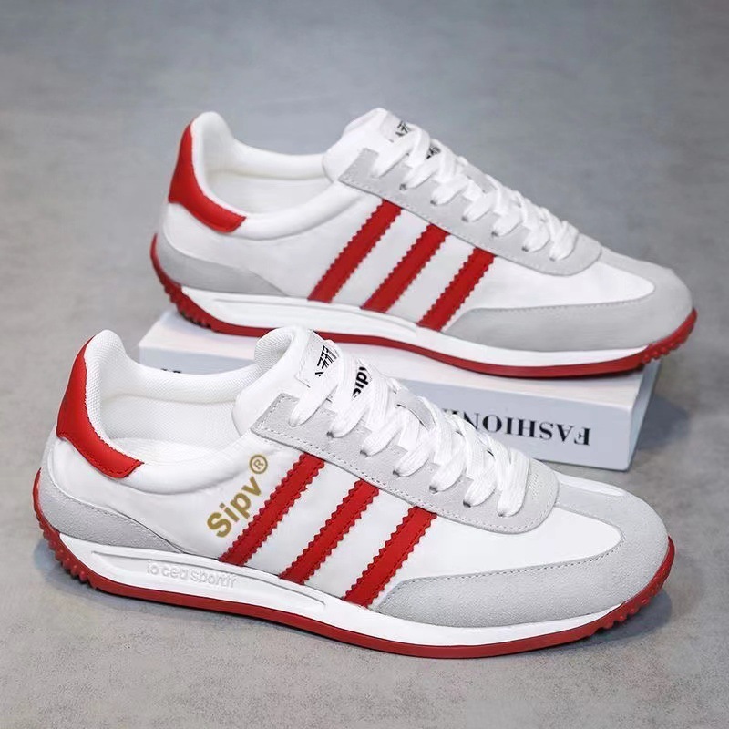 男鞋厂家外贸运动鞋青少年平底透气网红同款轻便潮流休闲单鞋