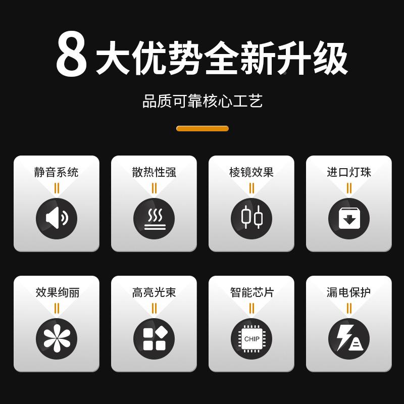 面YY-COB02光灯舞台四E眼200W婚庆礼婚补光LD4眼帕灯演出宴会厅灯