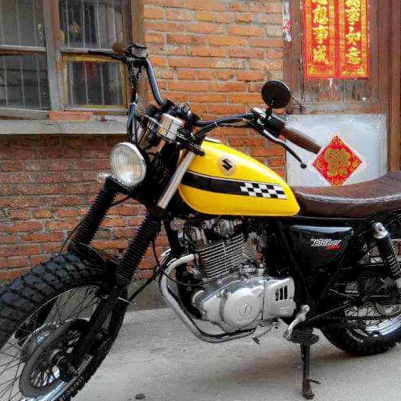 游侠GN125摩托车复古改装车把大雁把22-25mm手把棍王天俊883鑫源