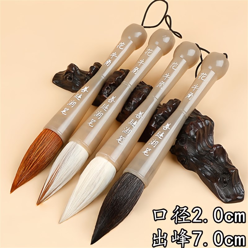 速发善笔湖笔特大名狼毫大提斗笔国画对联榜号琏大字斗笔大笔