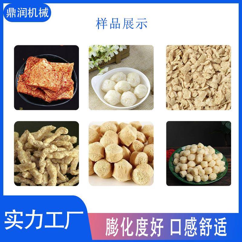 高水分大豆蛋白加工机器双螺杆挤压机大豆素肉生产机械
