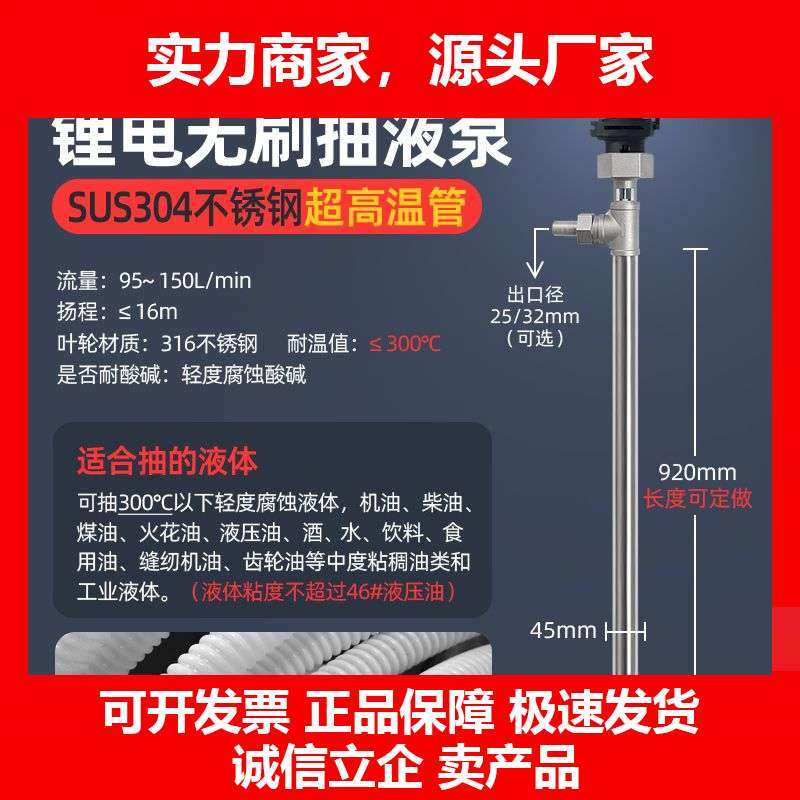德国十大品牌抽热豆浆泵不锈钢电动抽油泵耐高温抽酒泵食用油抽油,五金/工具,水泵,淘宝优惠券,粉丝福利购,淘宝优惠卷