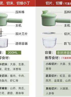 打蒜机捣蒜泥搅YPE碎绞家用切大蒜压蒜器头蒜蒜搅拌机磨小型神器