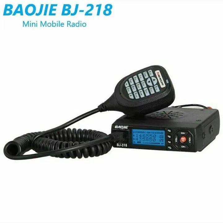 BJ-218双段车载电台迷你车载对讲机UV双频双守车台点烟器车台