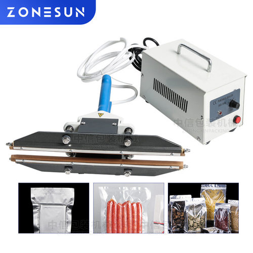 ZONESUN手钳式封口机 热封便携封口 真空复合膜薄膜铝箔膜封口机