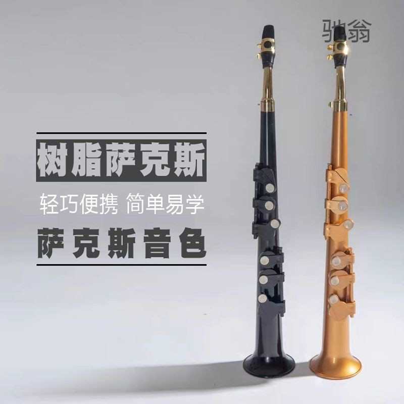 SRR树脂萨克斯中音降E调降B调简易型萨克斯风初学者成人西洋直管