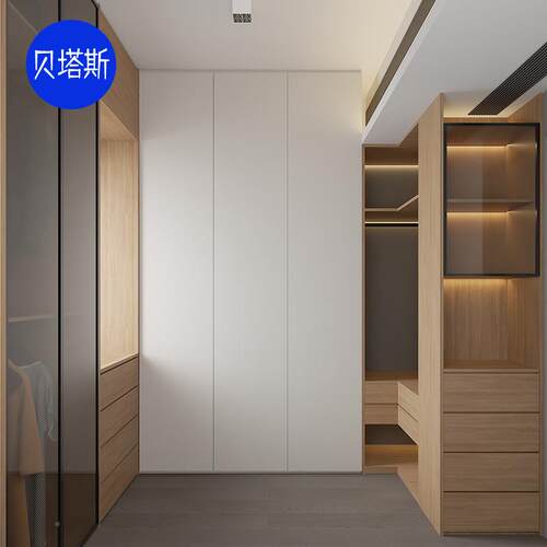 爱格板福人全无品牌/定现代制轻奢衣柜屋工厂定做家具E4NFF级衣帽