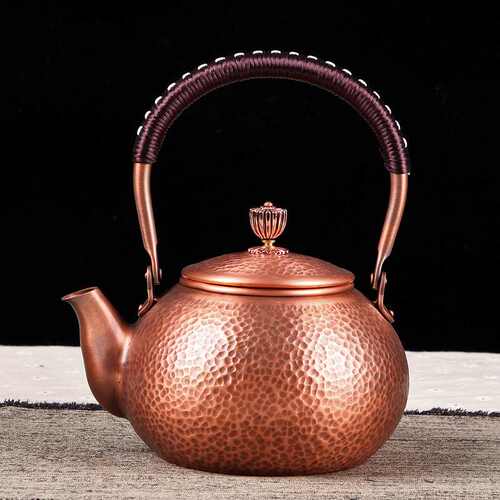 手工紫铜壶煮茶壶烧水壶茶具铜器泡茶壶 量大优惠